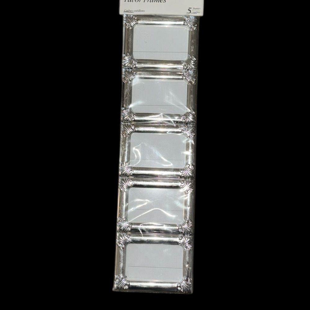 Wilton Silver Favor Frames Set of Five!